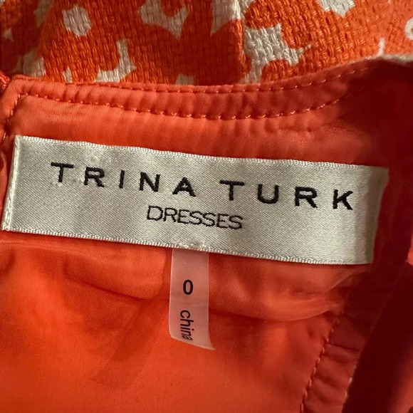 Trina Turk Lenia Print Fit & Flare Dress size 0 - Picture 14 of 15